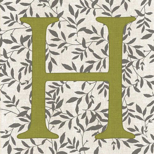 Leafy Letter - H - Belle Poesia