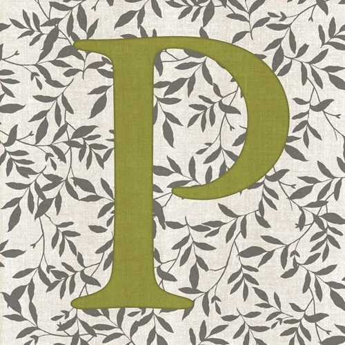 Leafy Letter - P - Belle Poesia