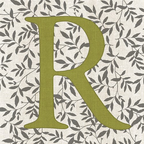 Leafy Letter - R - Belle Poesia