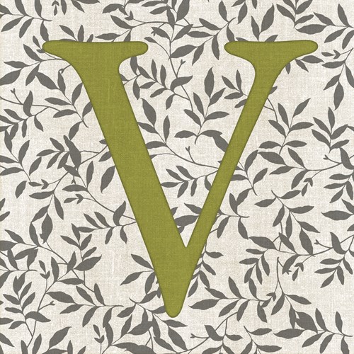 Leafy Letter - V - Belle Poesia