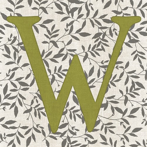 Leafy Letter - W - Belle Poesia