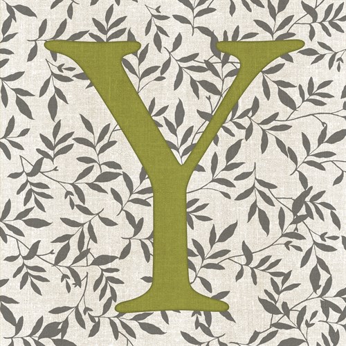 Leafy Letter - Y - Belle Poesia