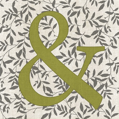 Leafy Letter - Ampersand - Belle Poesia