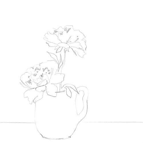 Sketchbook Vase - Spring - Kristine Hegre