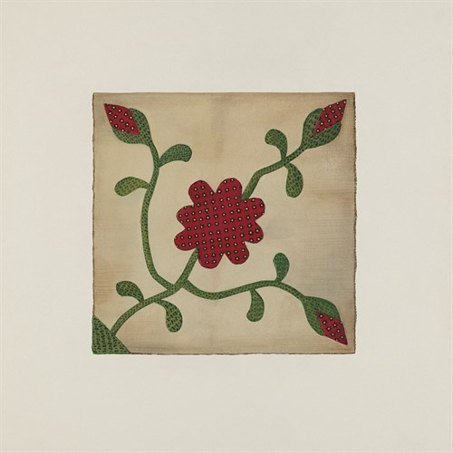 Quilt Section - Floral - Charlotte Angus