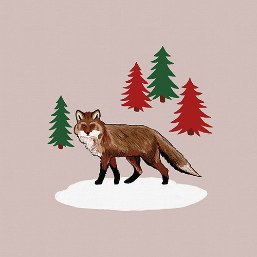 Yuletide Fox - Dana Shek