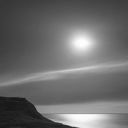Moon over Brighstone Bay - Steen Doessing