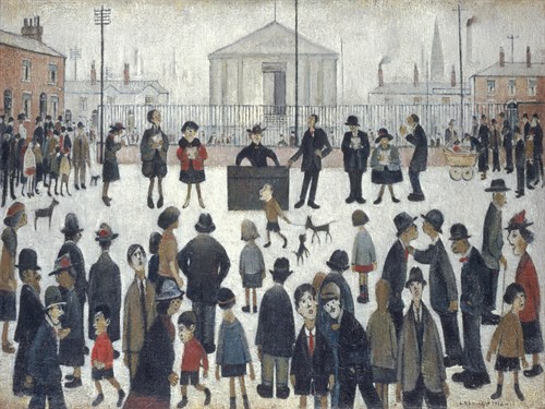 The Prayer Meeting - L.S. Lowry