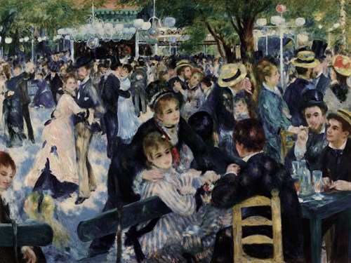 Dance at Le Moulin de la Galette, 1876 - Pierre Auguste Renoir