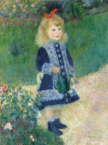 A Girl with a Watering Can, 1876 - Pierre Auguste Renoir