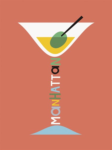 Stylish Cocktails - Manhattan - Sophie Ledesma