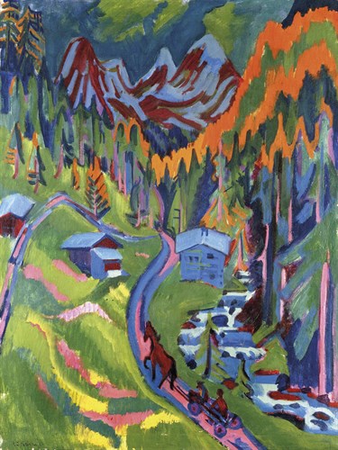 Sertig Path in Summer - Ernst Ludwig Kirchner