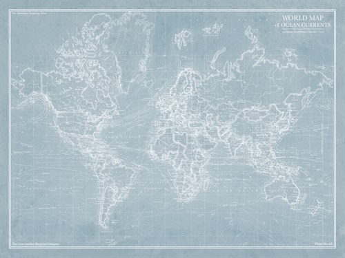 Explorer - World Map - The Vintage Collection