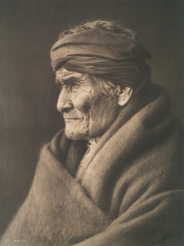 Geronimo, Apache, 1905-1907 - Edward Sheriff Curtis