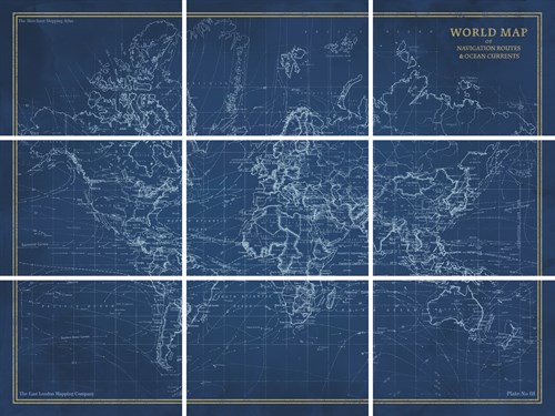 Navigator - World Map - Set - The Vintage Collection