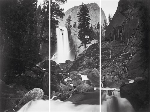 Vernal Falls - Trio - Carleton E Watkins