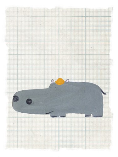 Hatted Hippo - Lisa Stickley