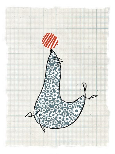 Floral Sealion - Lisa Stickley