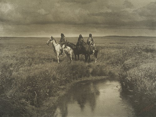 The Three Chiefs, Blackfoot Montana, 1900 - Edward Sheriff Curtis