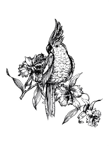 Feathered Corsage - Loft Studio
