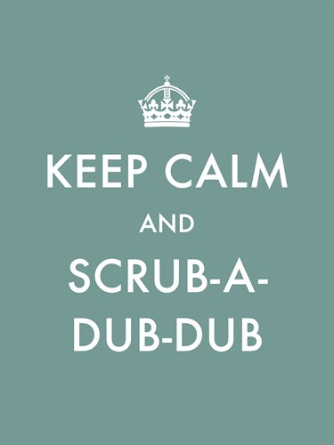 Keep Calm - Scrub - The Vintage Collection
