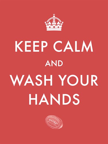 Keep Calm and Wash Your Hands - The Vintage Collection