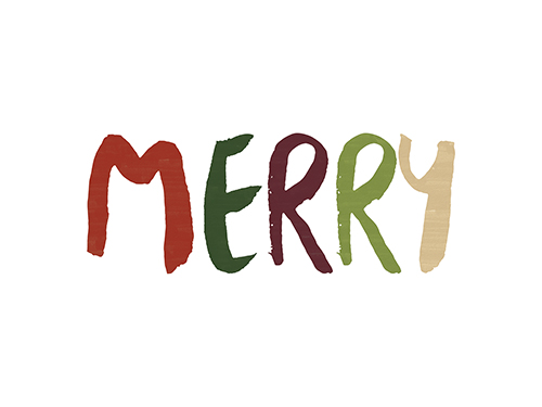 Festive Font - Merry - Dana Shek