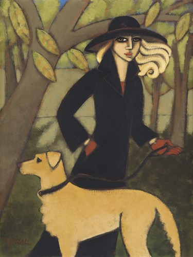 Autumn Walk - Golden - Marsha Hammel