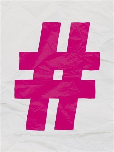 Luminous Hashtag - Otto Gibb