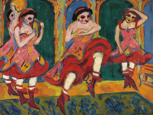 Czardas Dancers - Ernst Ludwig Kirchner