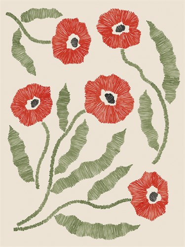 Embroidery Florals - Fresh - Kristine Hegre