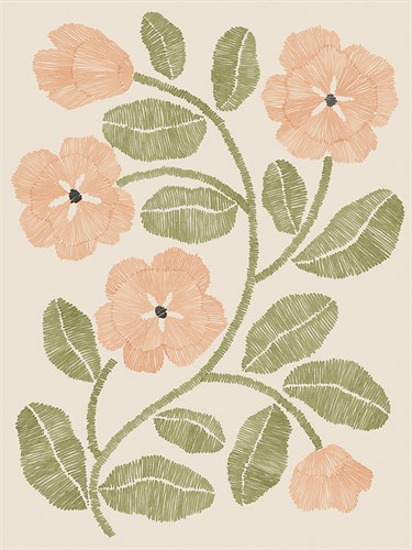 Embroidery Florals - Lively - Kristine Hegre