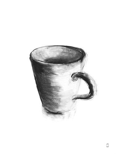 Sketched Cup - Unwind - Manny Woodard