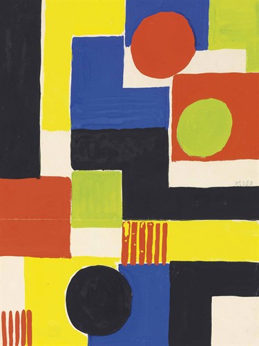 Esquisse, 1954 - Sonia Delaunay