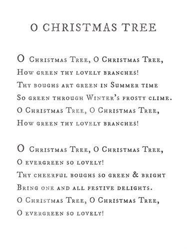 O Christmas Tree - Maria Mendez