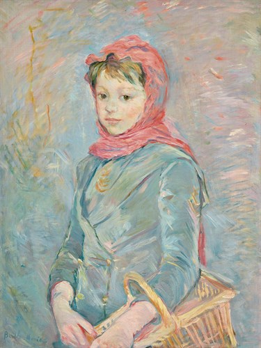 Girl Carrying a Basket - Berthe Morisot