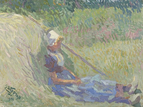 Resting Farmer's Wife - Jan Toorop