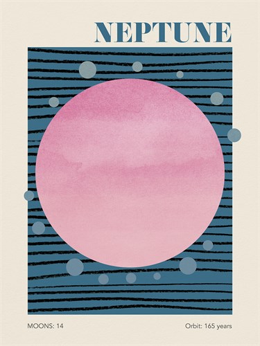 Planet Poster - Neptune - Otto Gibb