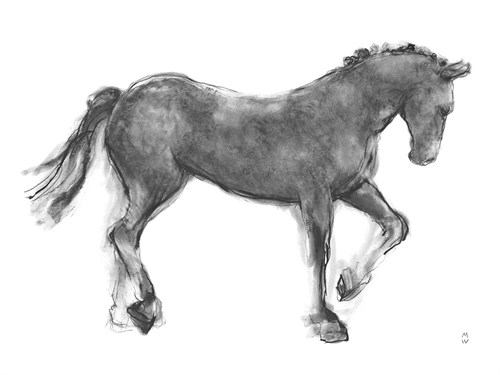 Equine Sketch - Canter - Manny Woodard
