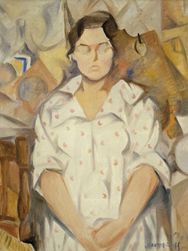 Portrait of Pilar - Rafael Barradas