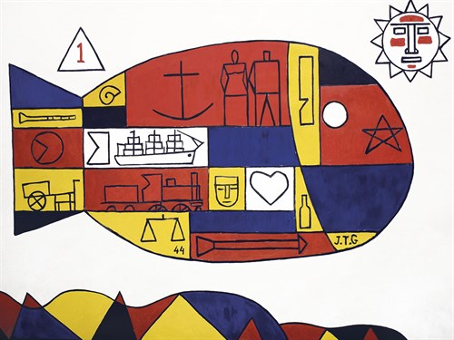 El Pez, 1928 - Joaquin Torres-Garcia