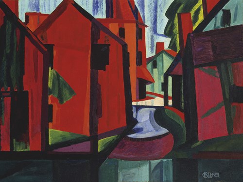 Little Falls, New Jersey, 1917 - Oscar Florianus Bluemner