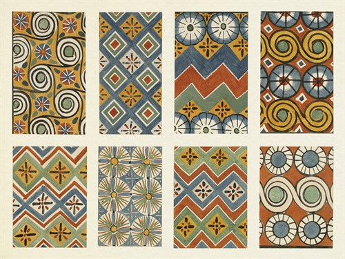 Eight Ceiling Patterns - Nina de Garis Davies