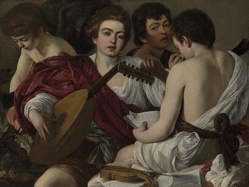 The Musicians - Michelangelo Merisi  da Caravaggio