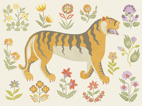 Folk Fantasia - Tiger - Ingrid Muskovy