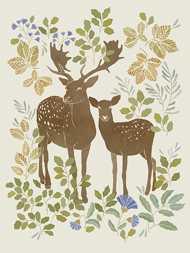 Wild Wood - Deer - Ingrid Muskovy