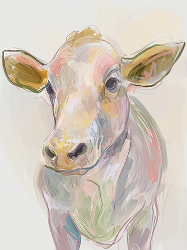 Sketched Cattle - Stare - Aria Ellis