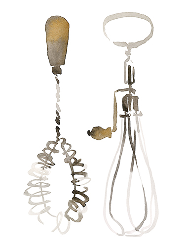 Kitchen Utensils - Whisks - Ingrid Muskovy