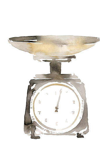 Kitchen Utensils - Scale - Ingrid Muskovy