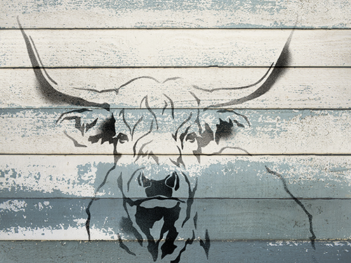 Panel Portrait - Cow - Ingrid Muskovy